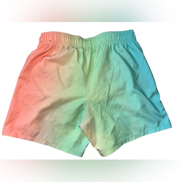 Hollister Green and Orange Gradient Swim Shorts - Picture 2 of 3